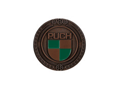 Badge / emblem Puch logo Bronze with enamel 47mm RealMetal